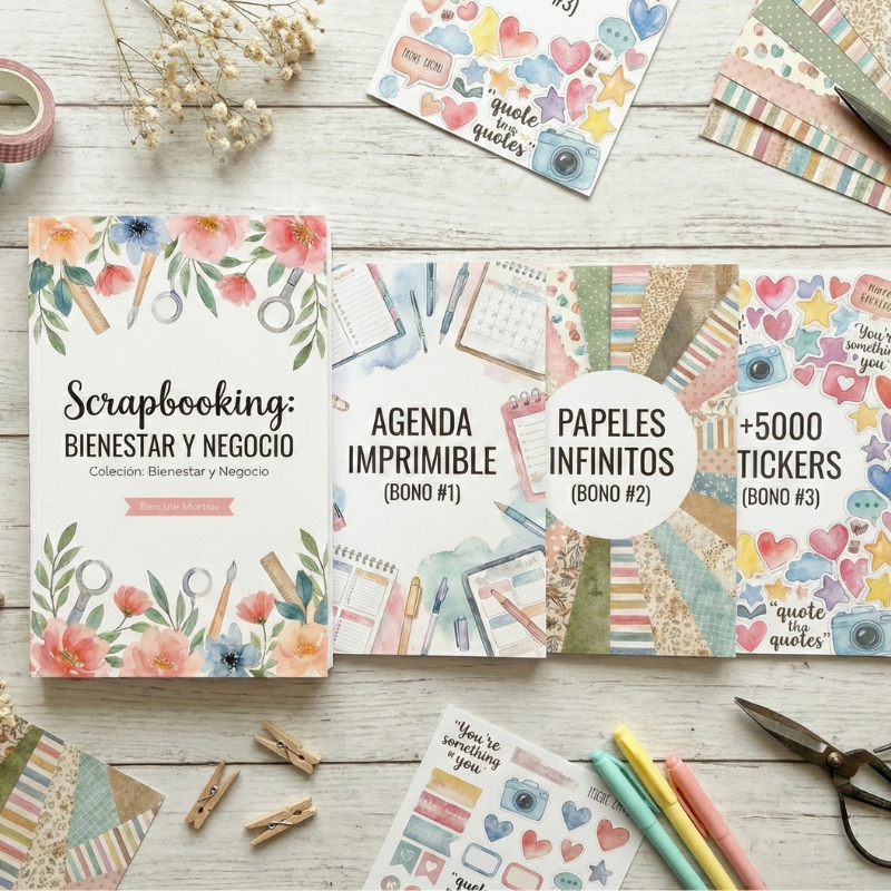 SCRAPBOOKING + 3 BONOS